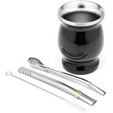 Balibetov Mate Cup Y Bombilla Set  Yerba Mate Juego Incluye