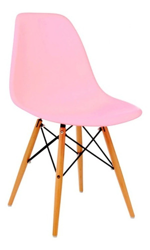 Sillas Eames Lisas. Colores Azul, Blanco, Negro Y Rosado