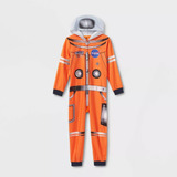 Pijama Con Hoodie Astronauta De Nasa Niños Importada 1 Pieza