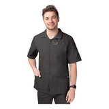 Sivvan Scrubs For Men - Zippered Short Sleeve Jacket Sma Ssb