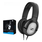 Fone De Ouvido Hd206 Sennheiser Retorno Podcast Studio P12 Cor Preto