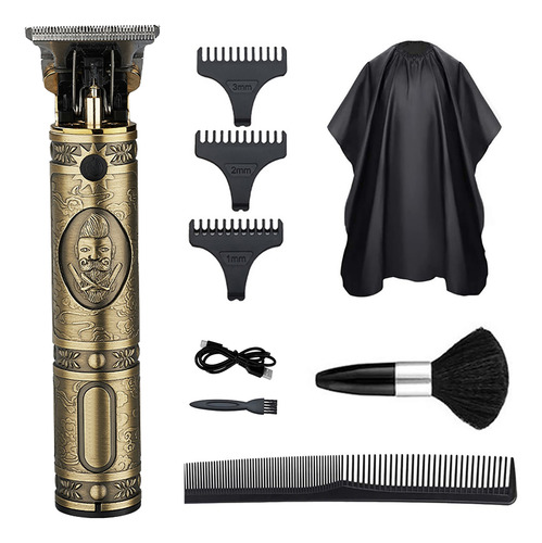 Set De Corte De Pelo Hair Clipper Salon Charging With Barber