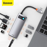 Adaptador Hub Usb-c Hdmi Rj45 Multifuncional Baseus 8 Em 1 