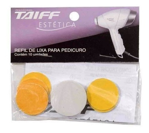 Refil Lixa Pedicuro Taiff Soft Feet Estética C/10un