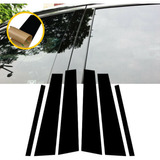 Black Pillar Posts For 2008-2012 Honda Accord Cover Door Oad