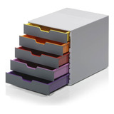 Organizador De Escritorio Durable Varicolor 5 Color Gris