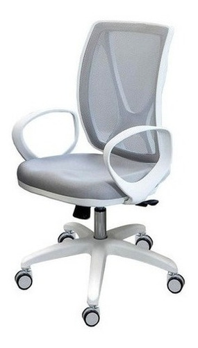 Silla De Escritorio Oficina Ejecutiva Ergonómica Blanc Perla