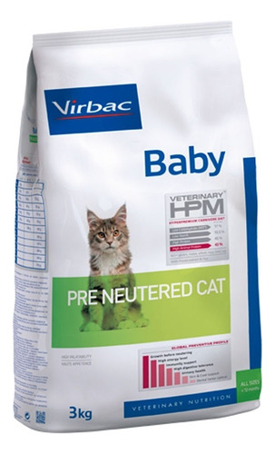 Hpm Virbac Baby Pre Neutered Cat 3 Kg