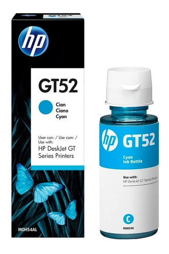 Botella De Tinta Hp Gt52 Para Gt5810 Gt5820 315 410 415 Orig