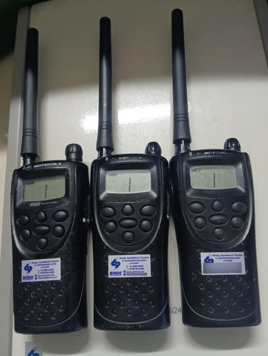 Rádios Motorola Xtn Vhf 06c 2w Kit Com Três