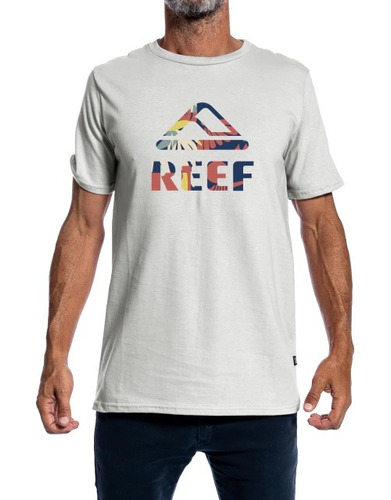 Remera Reef Sunny Logo Be The One Gris