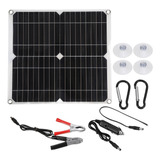 Sistema Batería Fotovoltaica Dual Usb18v/5v Panel Solar 25 W