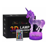 Unicorn Gift Lámpara De Noche De Unicornio Para Niños, Jugue