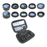 Kit De Lentes 10 En 1 Para Celular Y Tablets  + Estuche