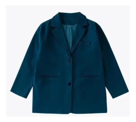 Chaqueta Tipo Blazer De Gran Tamaño Para Niños Streetw