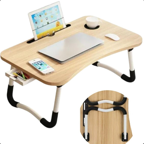 Mesa Articulada Notebook Home Office Cama Refeição Dobrável