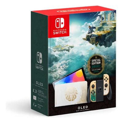 Nintendo Switch Oled Legend Of Zelda : Tears Of The Kingdom Color Blanco | Envío gratis