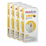 Combo 4 Bravecto Cães 2 A 4,5 Kg Original Nota Fiscal