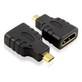 Adaptador Hdmi Hembra A Micro Hdmi Macho - Burzaco