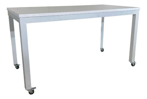 Mesa Escritorio Melamina New Fit Ruedas Tisera Pdt-41r