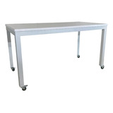 Mesa Escritorio Melamina New Fit Ruedas Tisera Pdt-41r