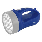 Linterna Recargable De 7 Y 19 Leds Toolcraft Tc3386 Color Azul