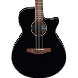 Ibanez Guitarra Electroacústica Aeg50-bk Negro Envio Full 