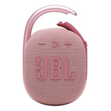 Bocina Jbl Clip 4 Portátil Bluetooth 5.1 5w Ip67 Blanco Color Rosa