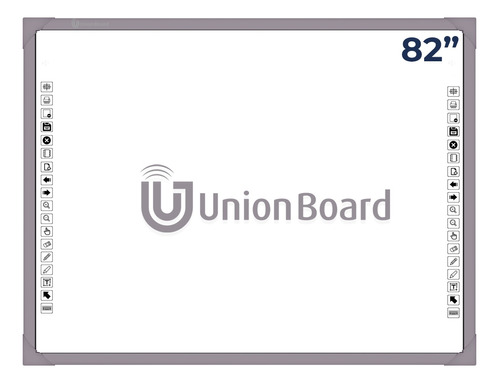 Tela Touch Screen Unionboard Color 82 Polegadas Cinza