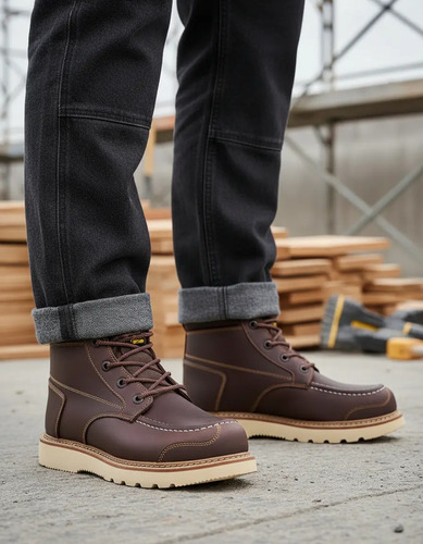 Bota De Trabajo, Casquillo, Suela Antiderrapante | Envío gratis