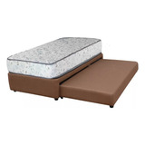 Base Sommier Dual Divan Cama Deseo 90x190+ Colchon Suavestar