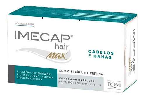 Imecap Hair Max Com 60 Cápsulas
