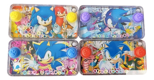 Juguete Anillos Atari De Agua De Sonic X4 Motivos