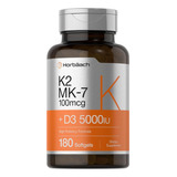 Vitamina K2 100mcg + D3 5000iu 2 En 1 180 Caps Deal Eg Dd14