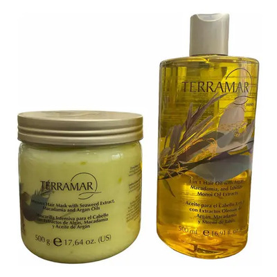 Terramar Set Jumbo Edicion Especial Oleo 3 En 1 Y Mascarilla