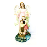 Nacimiento Angel De La Guarda Fino Detallado A Mano, 30.5 Cm