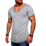 Remera Cuello Desbocado. Cuello Bote Abierto Vxz