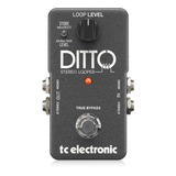Pedal Tc Electronic Ditto Stereo Looper Para Guitarra