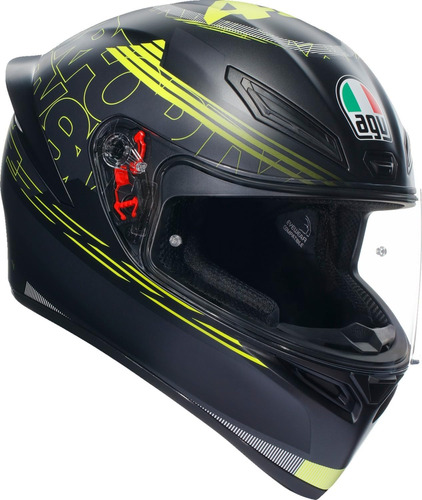 Casco Para Moto Agv K1 S Track  Talla Xl Color Negro