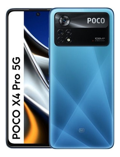 Xiaomi Poco X4 Pro 5g 128gb  6gb Ram Azul Índia (semi Novo)