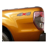Stickers 4x4 Ford Ranger 2018 - 2021 Para Costado De Batea 
