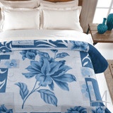 Cobertor Jolitex Casal Kyor Plus Malbec Azul 1,80x2,20m