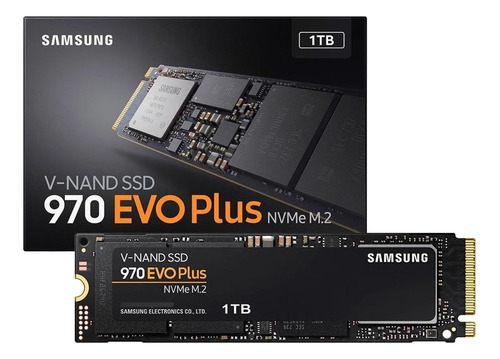 Ssd Samsung 1tb 970 Evo Plus M.2 Nvme Preto Disco Sólido Interno