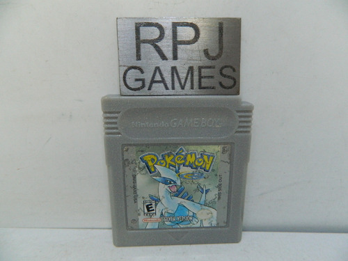 Pokemon Silver Original Salvando Game Boy Gb Gbc Gba Loja Rj