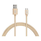 Cable Micro Usb Lifeworks Para Smartphones Universales Oro