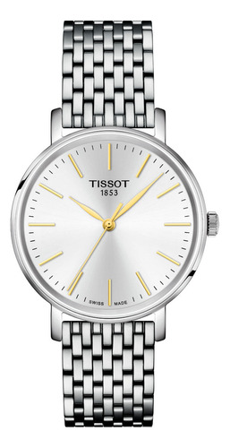 Reloj Tissot Everytime Acero Dorado