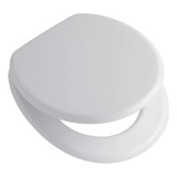 Tapa De Inodoro Universal De Madera Laqueada Mdf Blanco 