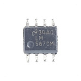 Pack X 4 Lm567cmx Lm567cm Smd Lm567 Decodificador De Tono