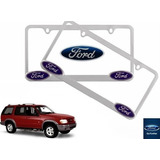 Par Porta Placas Ford Explorer 4.0 2000 Original