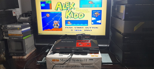 Master System 2 Na Cx + 1controles + Fonte + Av+ Cabo Rf .